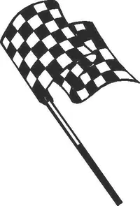 Checkered Flag Decal / Sticker 20