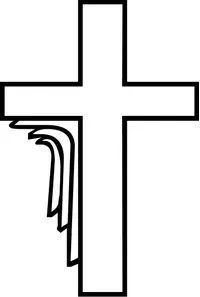 Christian Cross Decal / Sticker 41