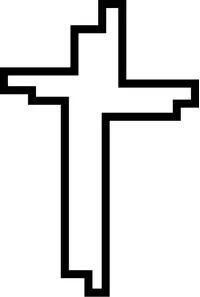 Christian Cross Decal / Sticker 71