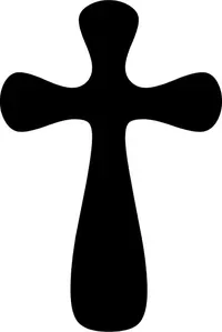 Christian Cross Decal / Sticker 07
