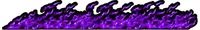 Purple True Fire Decal / Sticker 312a