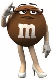 Brown M&M Decal / Sticker 60