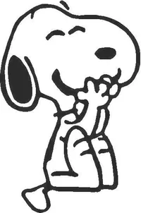 Snoopy Decal / Sticker 04