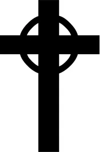 Christian Cross Decal / Sticker 14