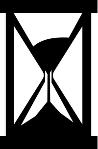 Hourglass Decal / Sticker 01