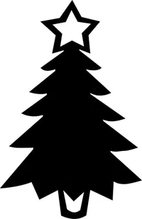 Christmas Tree Decal / Sticker 04