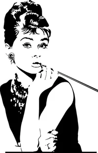 Audrey Hepburn Decal / Sticker