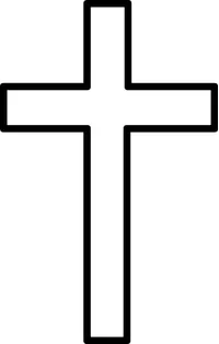 Christian Cross Decal / Sticker 15