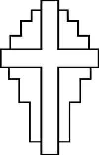 Christian Cross Decal / Sticker 38