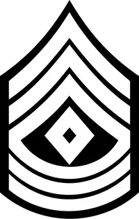 Army 1SG Decal / Sticker 02