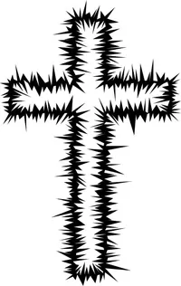 Christian Cross Decal / Sticker 31