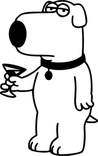 Brian Griffin Decal / Sticker 06