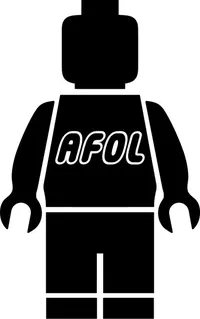 AFOL Lego Man Decal / Sticker 06