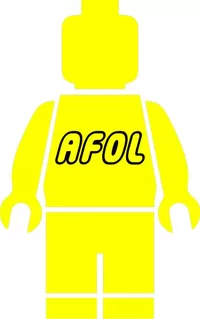 AFOL Lego Man Decal / Sticker 07