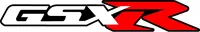 White, Red and Black GSXR Decal / Sticker 34