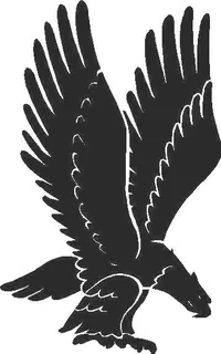 Eagle Decal / Sticker 02