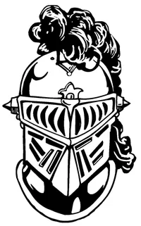 Knights Mascot Head Decal / Sticker 2