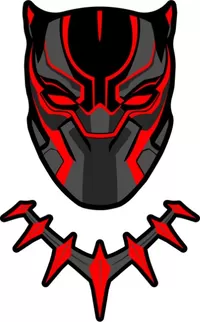 Red Black Panther Decal / Sticker 18