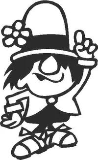 Irish Cartoon Guy Decal / Sticker