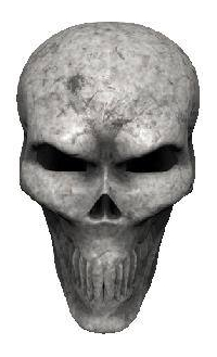 3D Bone Skull 03 Decal / Sticker