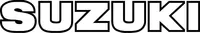 Suzuki lettering decal / Sticker 11