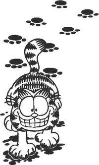 Garfield Decal / Sticker 03