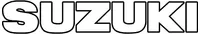 Suzuki Lettering Decal / Sticker 06