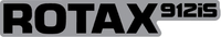Black and Silver Rotax 912iS Decal / Sticker 08