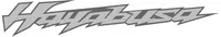 Gray and Silver Hayabusa Decal / Sticker 22