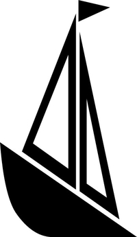 Sail Boat Decal / Sticker 05