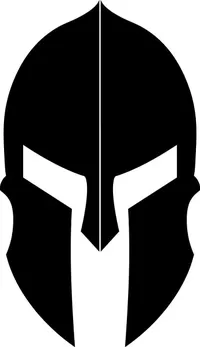 Spartan Helmet / Mask Decal / Sticker 12