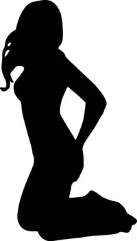 Sexy Stripper Girl Decal / Sticker