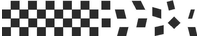 Checkered Flag Decal / Sticker 09
