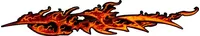 True Fire Zeus Tribal Decal / Sticker