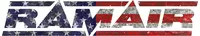 American Flag Ramair Decal / Sticker 02