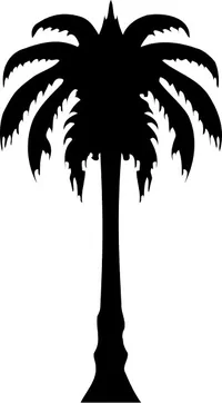 Palm Tree Decal / Sticker 03