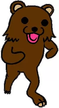 PedoBear Decal / Sticker 01