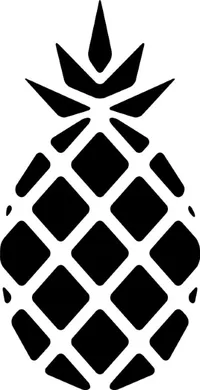Pineapple Decal / Sticker 05