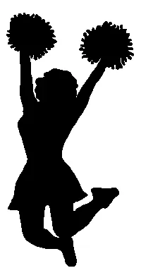 Cheerleader Decal / Sticker 02