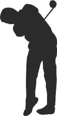 Golfer Golf Decal / Sticker 13