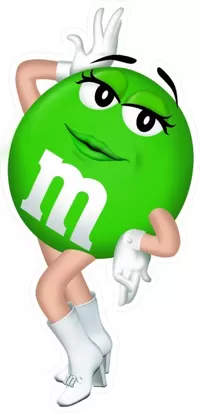 Brown M&M Sticker for Sale by memetrashpepe