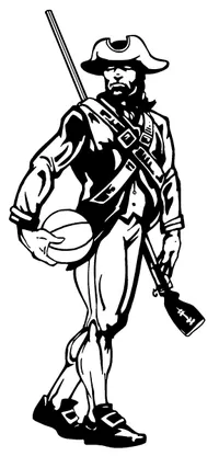 Patriots Basketball Mascot Decal / Sticker