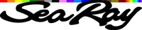 Sea Ray Lettering Decal / Sticker 12