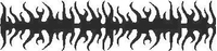 Fire Backbone Decal / Sticker 02