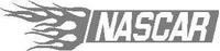 Flaming NASCAR Decal / Sticker
