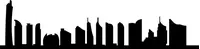 Dubai Skyline Silhouette Decal / Sticker 01