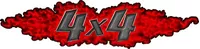 Z Red True Fire 4x4 Decal / Sticker