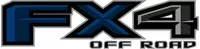 Z Blue and Gray FX4 Off-Road Decal / Sticker 43