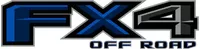 Z Blue and Gray FX4 Off-Road Decal / Sticker 44