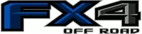 Z Blue and Gray FX4 Off-Road Decal / Sticker 45